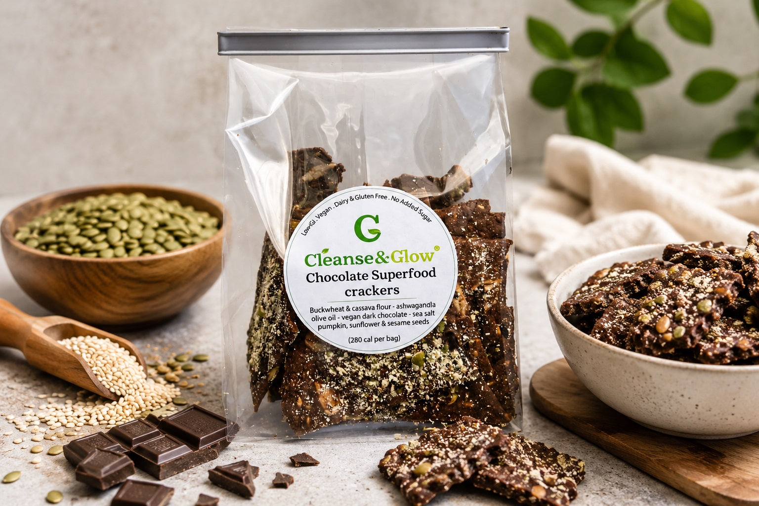Superfood Chocolate Crisps: A Rich and Crunchy Snack