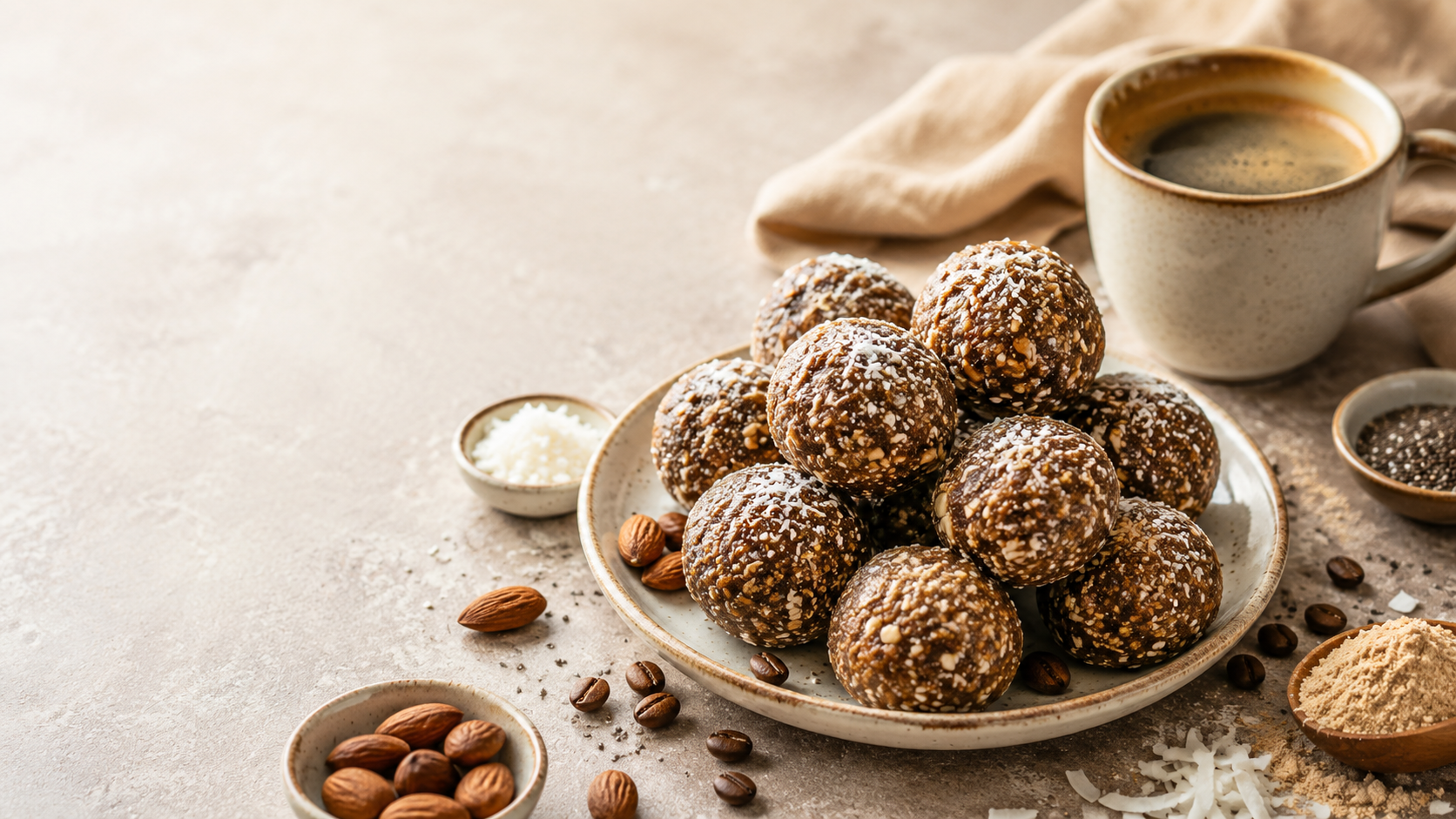 Coffee Protein Ball: The Perfect Snack