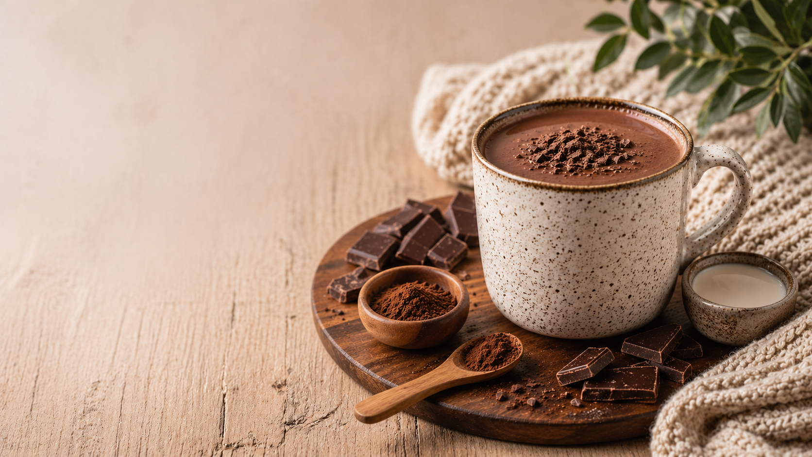 Vegan Hot Chocolate.. Warmth and Health