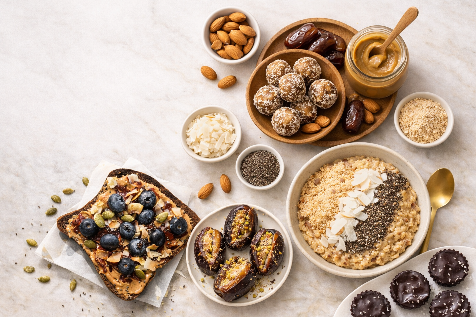 Healthy Dates and Almonds