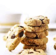 كوكيز اللوز و الشوكولاتة الداكنة