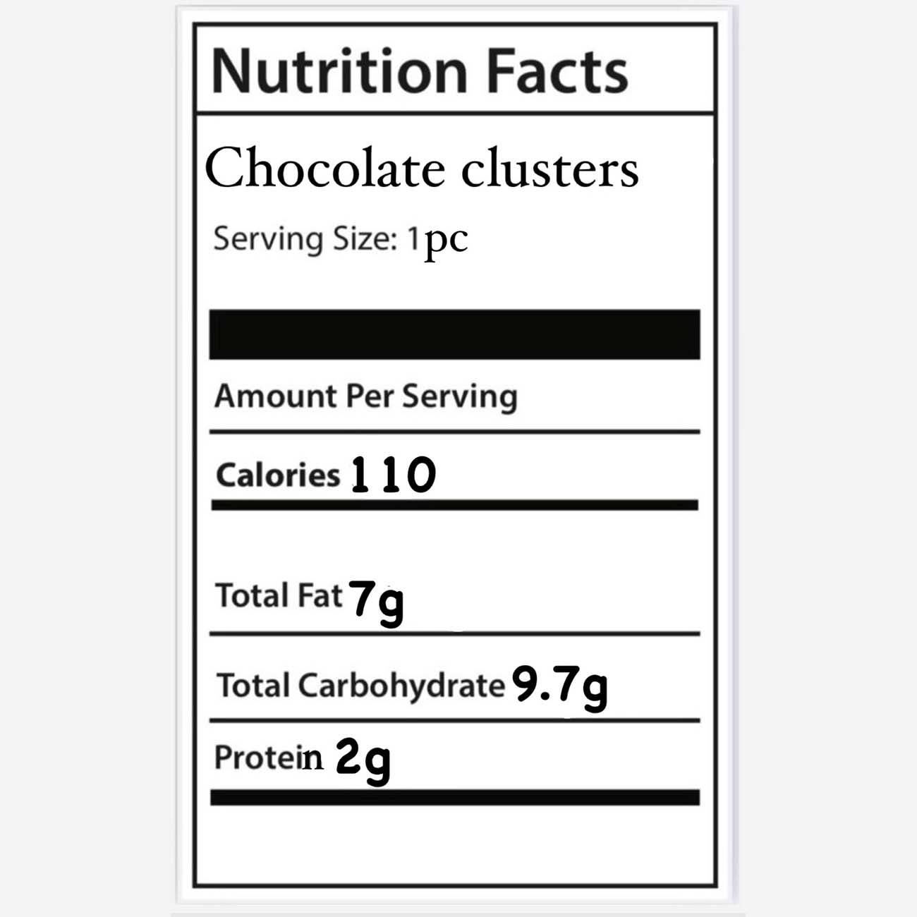 لوز بالشوكولاتة الداكنة