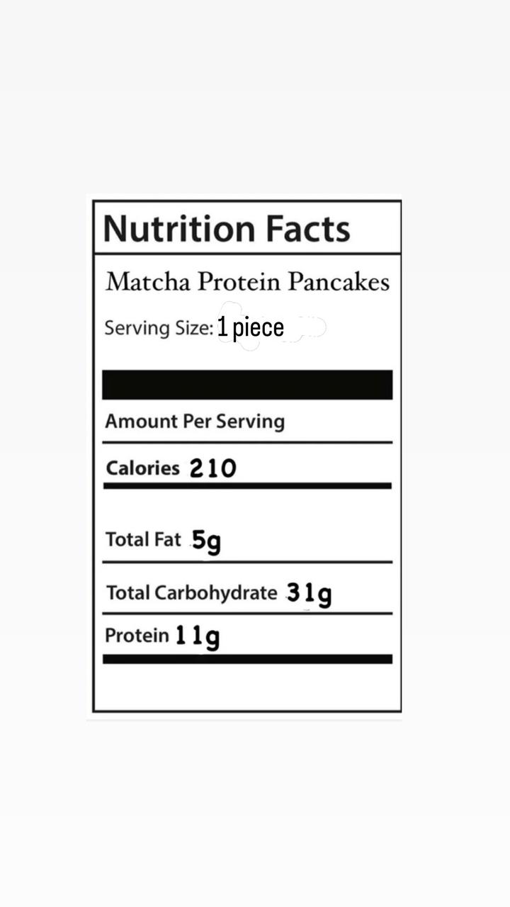 بانكيك البروتين والماتشا
