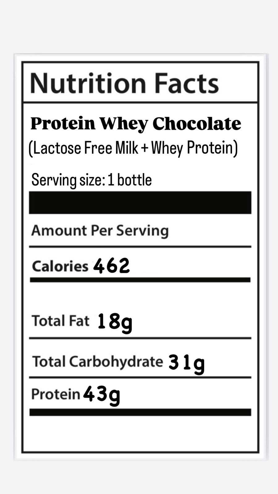 بروتين وي بالشوكولاتة (الرياض فقط)