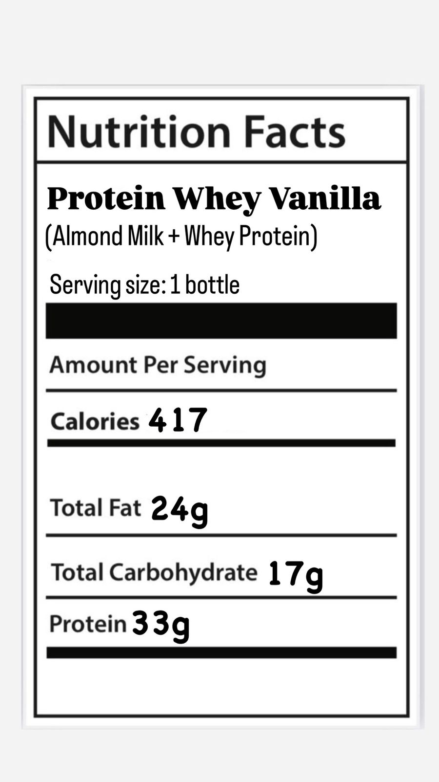بروتين وي بالفانيليا (الرياض فقط)