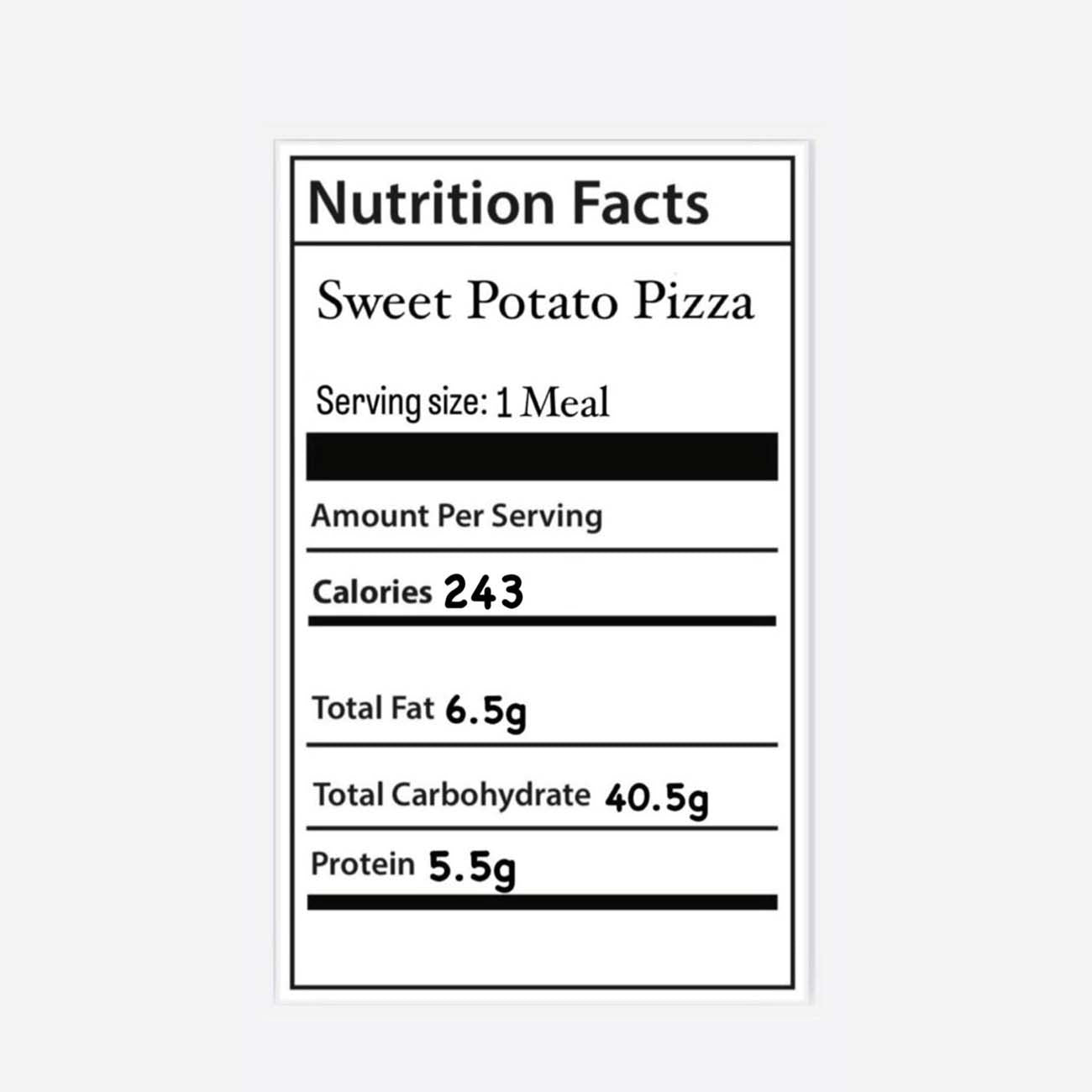 بيتزا البطاطا الحلوة