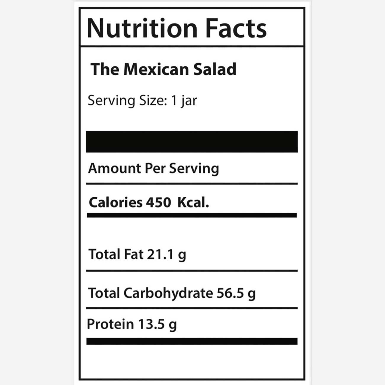 سلطة المكسيكان (جار)