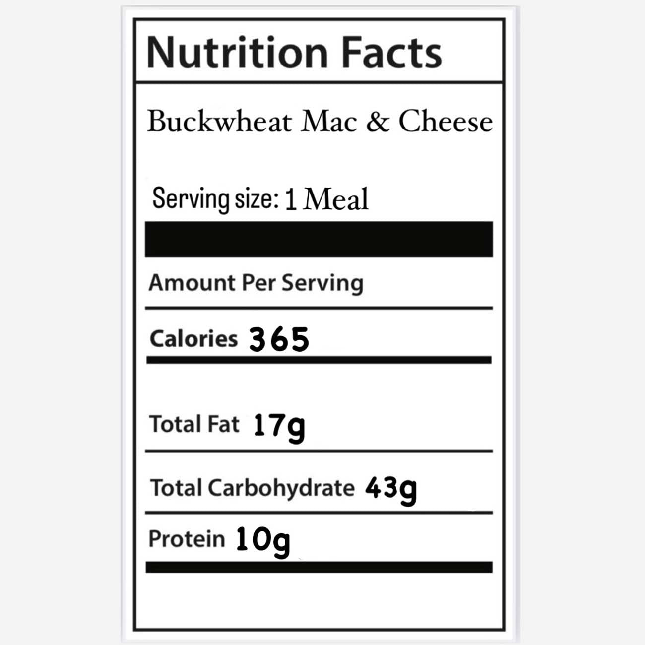 ماك اند تشيز نباتي بالحنطة السوداء
