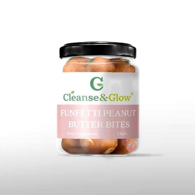 Funfetti Peanut Butter Bites Jar