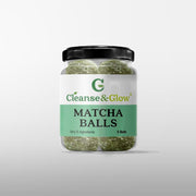 Matcha Protein Ball Jar