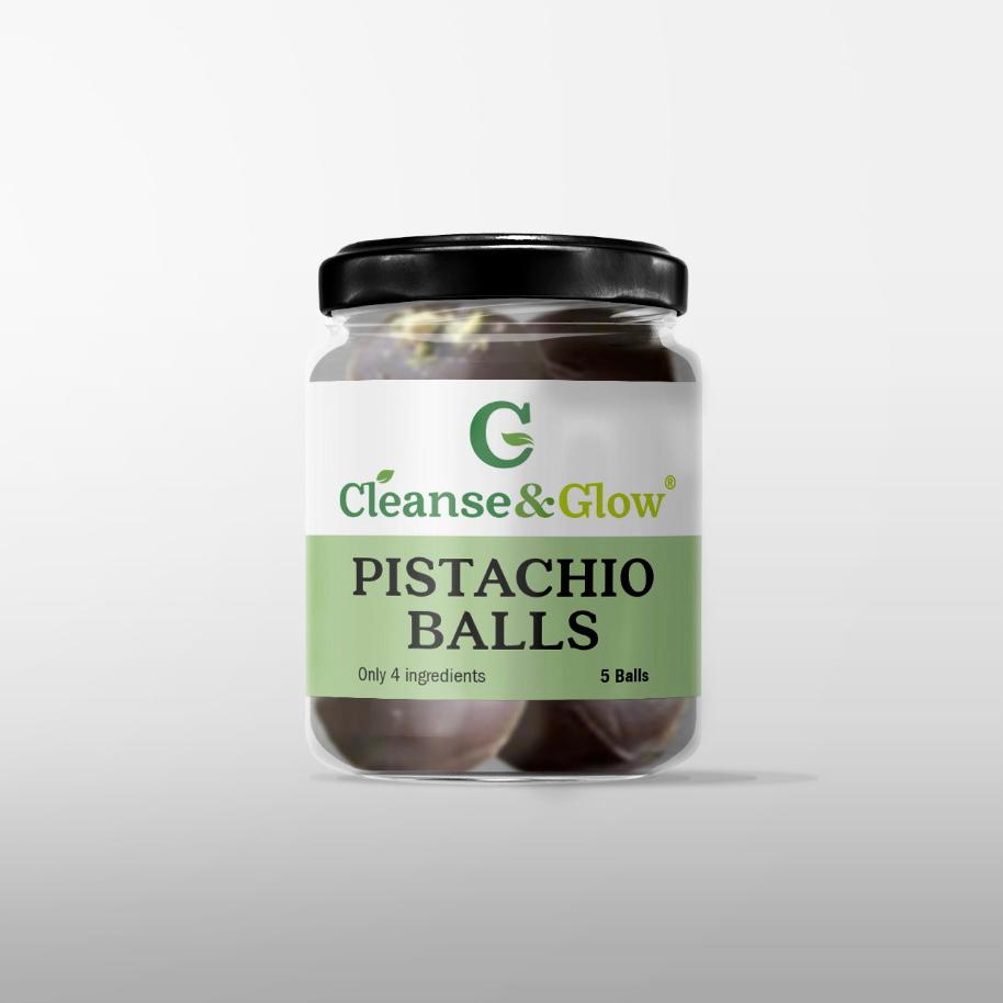 مرطبان كرات الفستق و الشوكولاتة