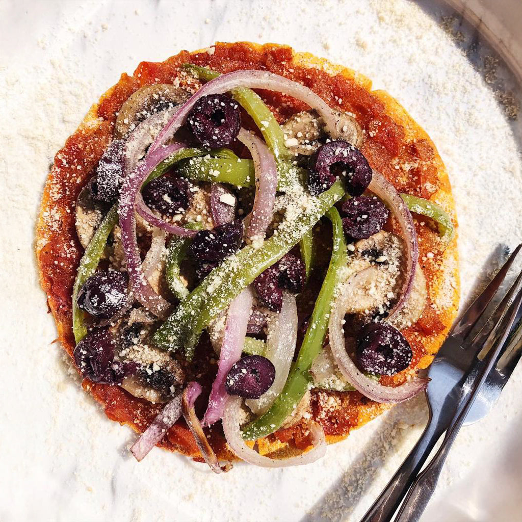 بيتزا البطاطا الحلوة